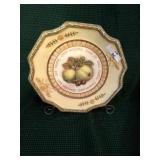 Decorative plate and stand