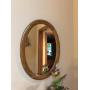 Oak Oval Mirror