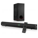 Wohome Sound Bars for TV with Subwoofer, 28-INCH