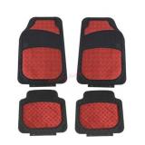 Automotive Floor Mats Red Universal Fit
