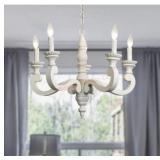 5-Light Farmhouse Chandelier,French Country