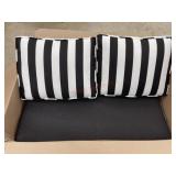 Outdoor patio cushions love seat size