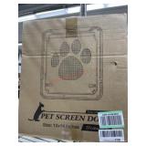 Pet screen door 12x14