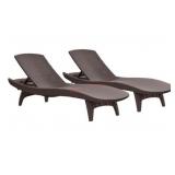 Keter outdoor lounge chairs