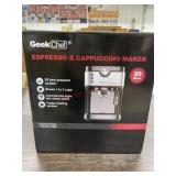 Geek chef espresso and cappuccino maker