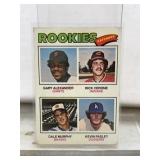 1977 Topps card 476 Dale Murphy as a rookie