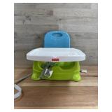 Fisher price portable booster seat needs cleaned