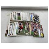 Large lot of 1993 football trading cards