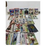 Large lot of football trading cards varying years