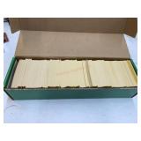 Box of fleer 1991 baseball cards not the complete