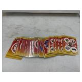 Lot of team logo stickers
