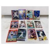 12-80/90 baseball cards various brands