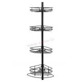 Zenna Home 2161HB Shower Tension Pole Caddy,