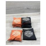 8 Harley-Davidson bean bags