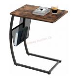 EKNITEY C Shape Side Table - End Table Vintage