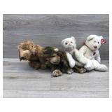 4 different large animal beanie boos