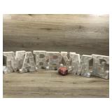 Marry Me letters and flower petals