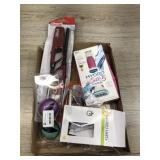 Flat of razors, disposable lighters, and more