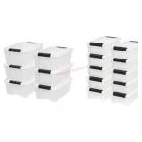 IRIS USA, Inc. TB-42 12 Quart Stack & Pull Box,