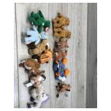 15 mini animal beanie baby
