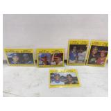 5 fleer 1991 baseball cards
