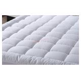 Queen size pillow top mattress topper