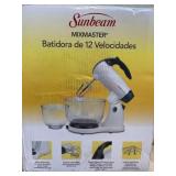 Sunbeam mix master appears complete with both