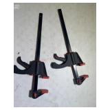 Two 16" bar clamps