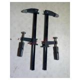 Two 14" bar clamps