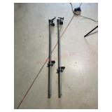 Two 42" bar clamps