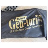 Gen-turi air cooled generator exhaust system used