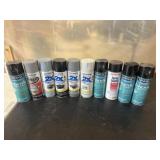 Box lot of 10 various cray cans some parsley used