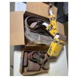 2 boxes Of sanding belts