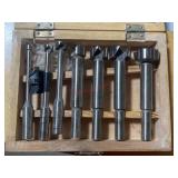 Seven pieces Forstner bit set