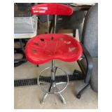 Red shop chair