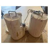 2 Concrete boat anchors