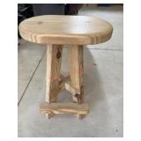 Wooden stool made on cnc machine