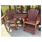 Adirondack patio set