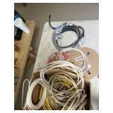 Box of misc electrical wire