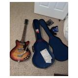 Silver tone electric guitar