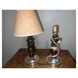 2 lamps