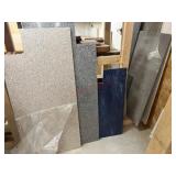 6pc of table tops. Cut offs. Approx 48" long