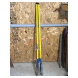 Fiberglass post hole diggers