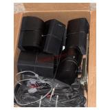 Bose surround sound system with stands sun and 5
