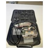 Blue hawk rotary tool with case