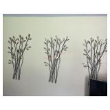 3pc metal wall art