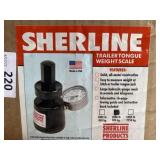 Shoreline trailer tongue weight scale