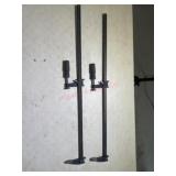 Two 32" bar clamps