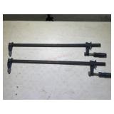 Two 24" bar clamps