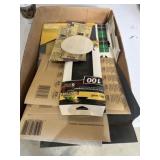 Box of various sand paper